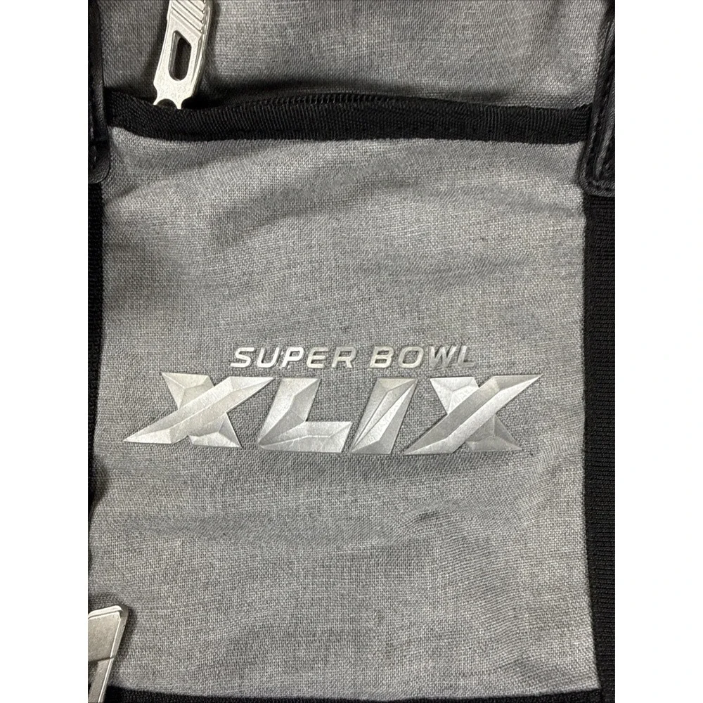 Super Bowl XLIX BackpackGray CanvasOrange Interior Feb 2015 Patriots Vs Seahawks